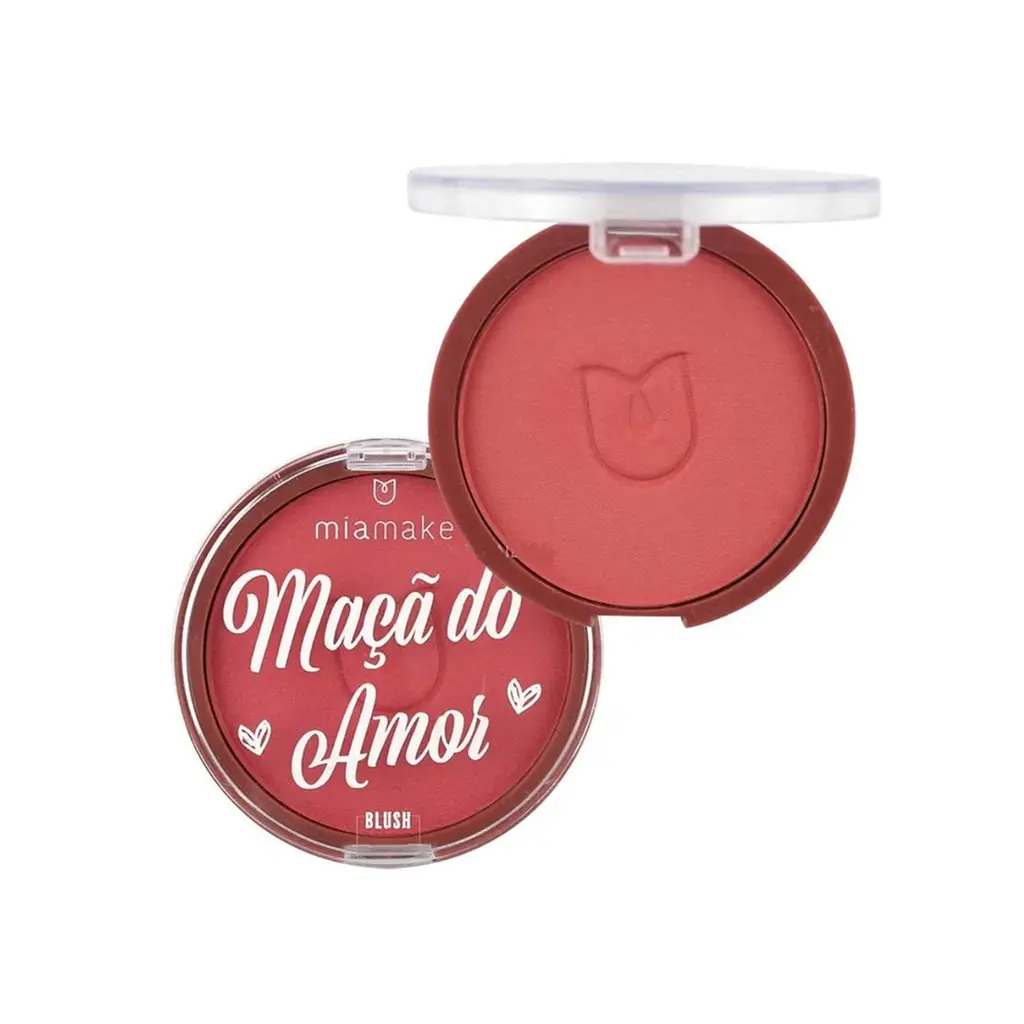 Blush Compacto Efeito Natural Maça do Amor Mia Make
