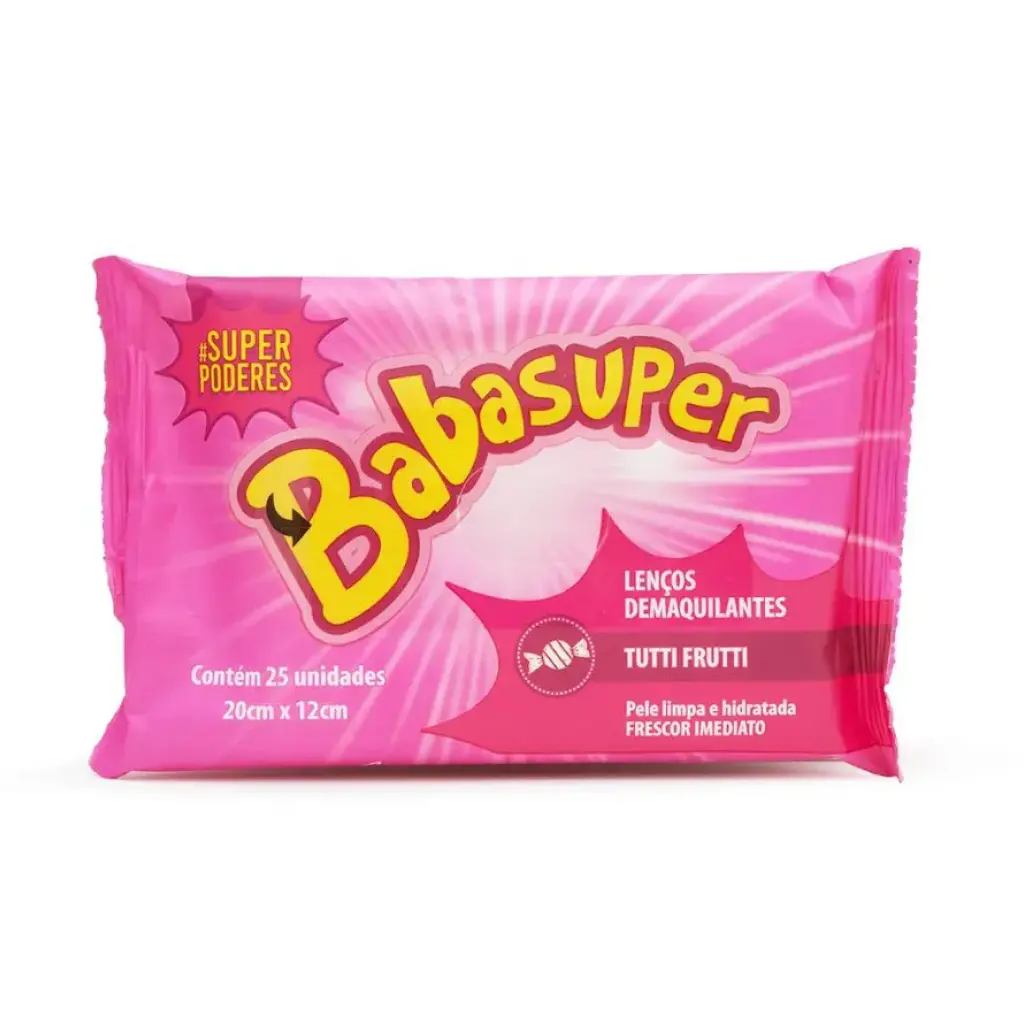 Lenços Demaquilantes Babasuper Tutti Frutti